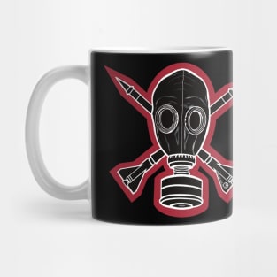 Gas Mask & Crossed Missiles Mug